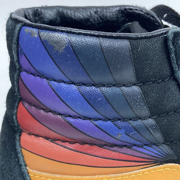 Vans OTW-Men's Sz 5.5/Women's Sz 7 -Black Sunset Burst-Skate Hi-Top Shoe- 721356 - Picture 9 of 15